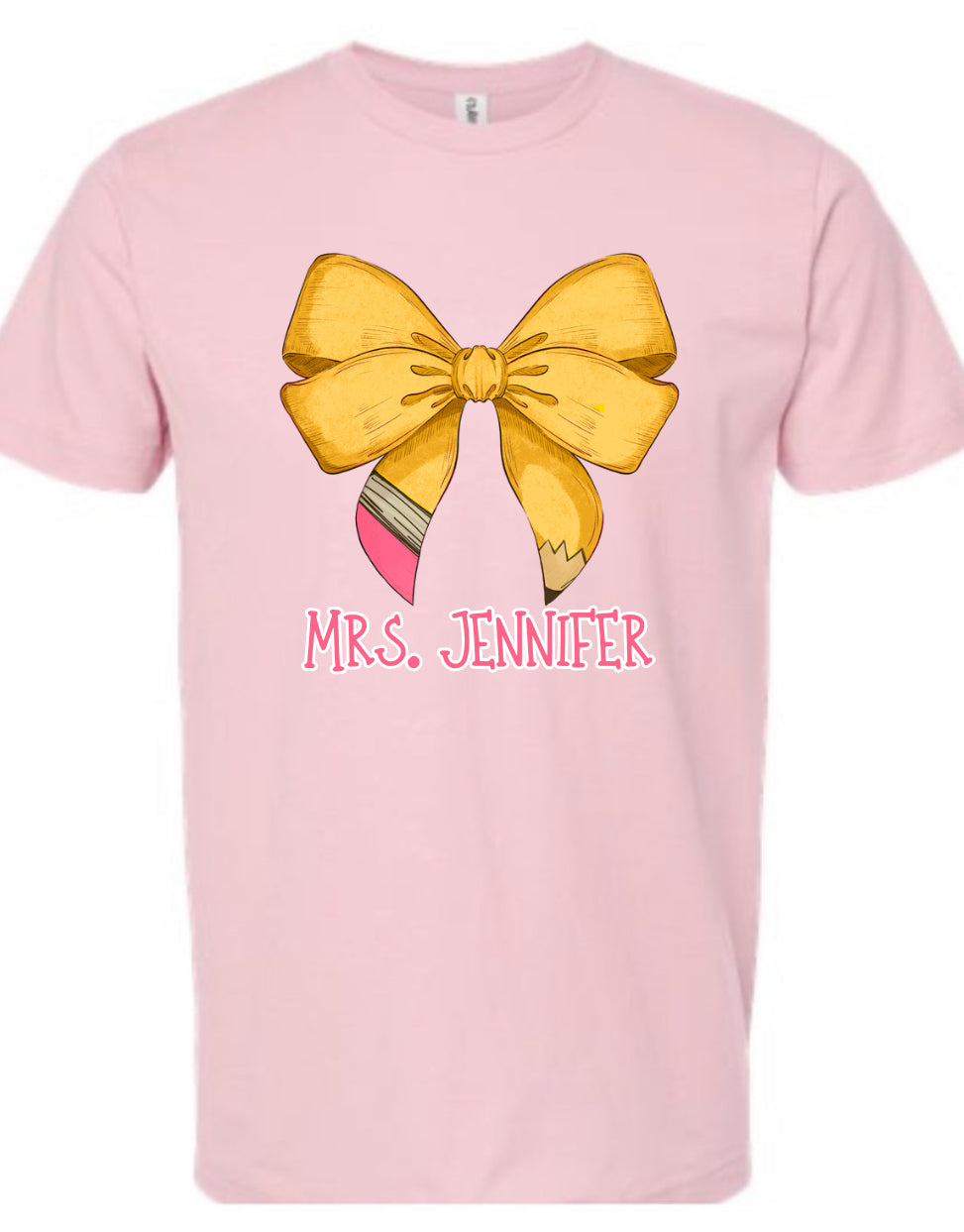 Pencil Bow w/Name